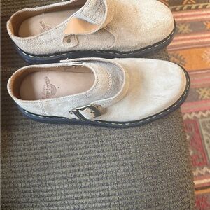 Dr. Martens Light Tan Suede Loafers